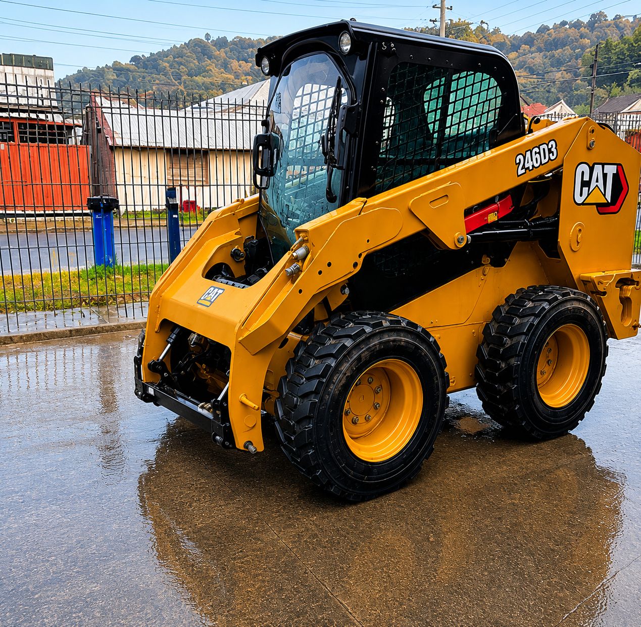 MINICARGADOR CATERPILLAR - MIXER